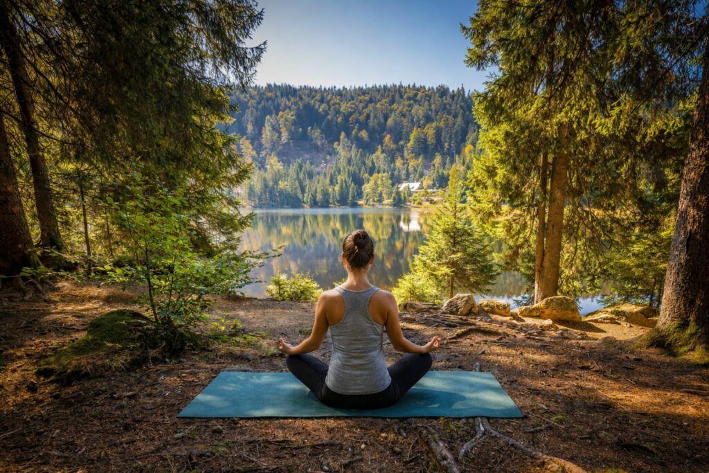Arbersee Bayerischer Wald Yoga