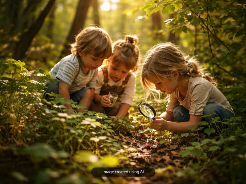 Kiddies Im Wald