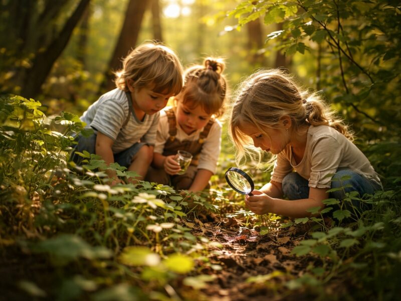 Kiddies Im Wald