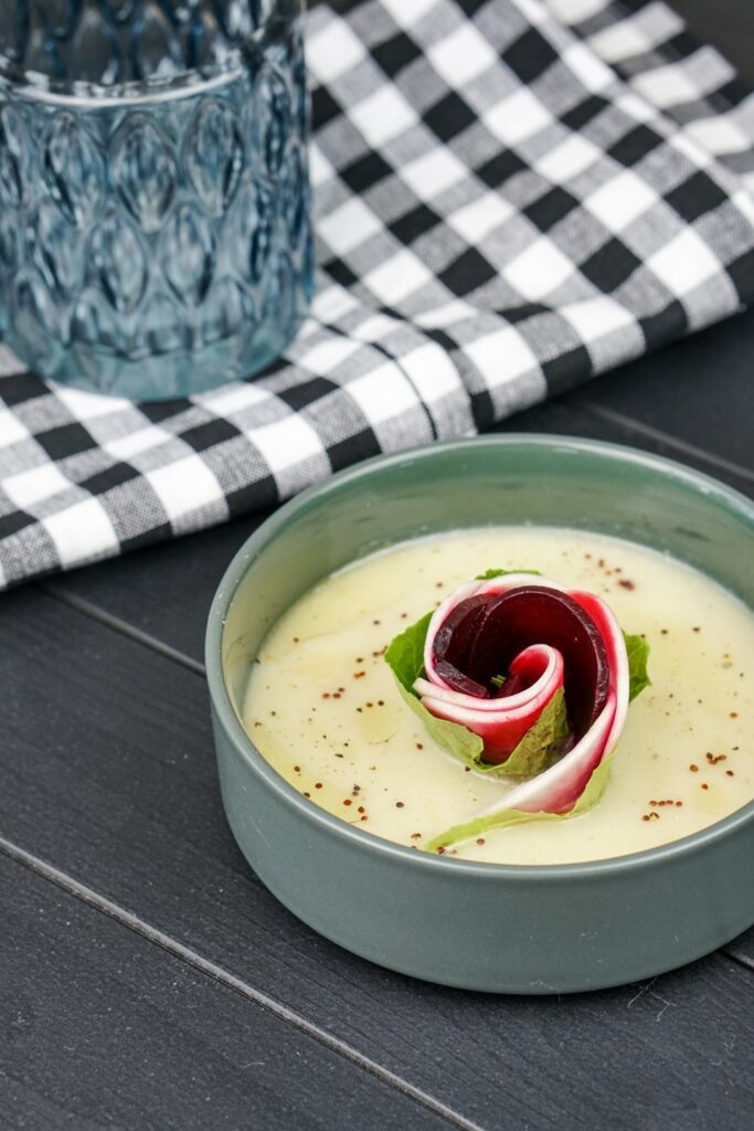 Selleriesuppe Mit Gemüserose1